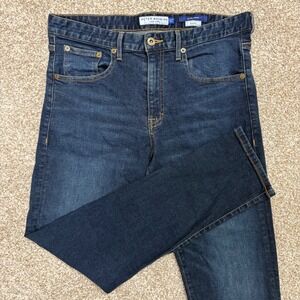 Peter Manning NYC Johnny Jeans Slim Fit Mens 32x29 Dark Wash Stretch Denim